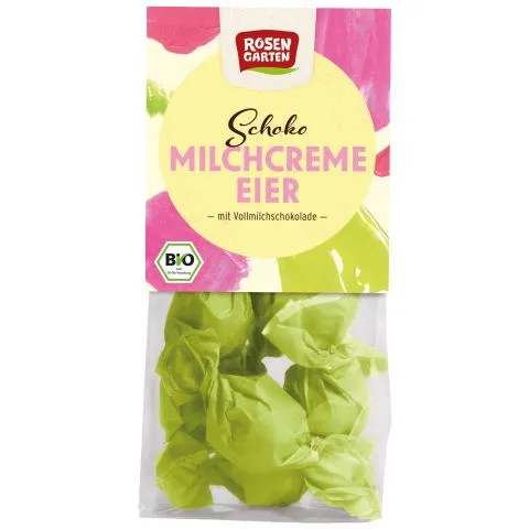 Vollmilch Schoko-Eier mit Milchcreme (Rosengarten)