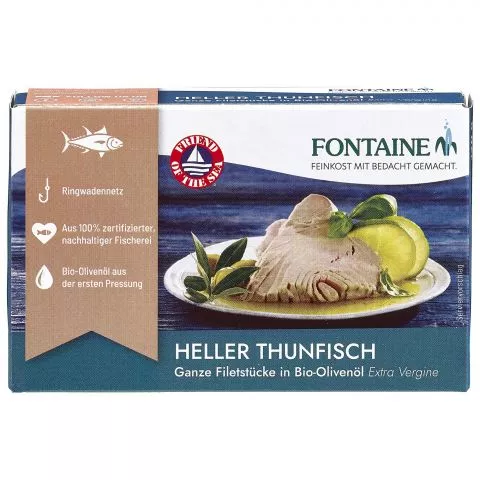 Heller Thunfisch, in Bio-Olivenl (Fontaine)