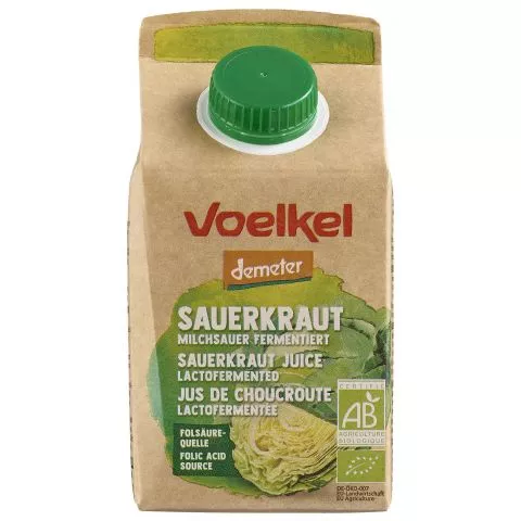 Sauerkrautsaft milchsauer fermentiert (Voelkel)