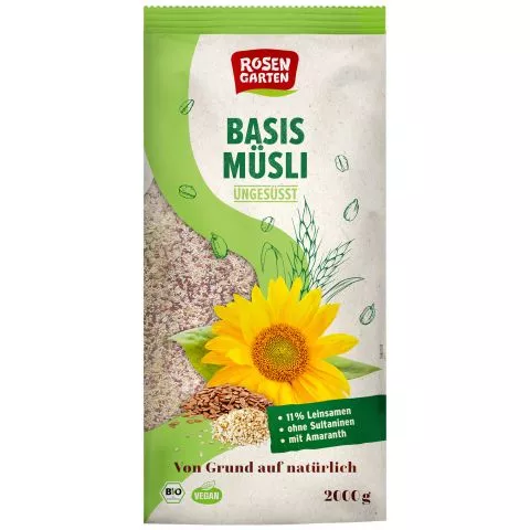 Basis-Bio-Msli mit Amaranth (Rosengarten)