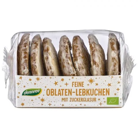 Feine Oblaten Lebkuchen glasiert (dennree)