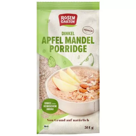 Dinkel-Apfel-Mandel Porridge ungest (Rosengarten)