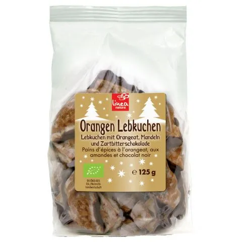 Orangen Lebkuchen mit Zarbitter Schokolade (linea natura)