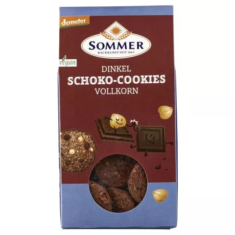 Dinkel-Schoko-Cookies, Vollkorn (Sommer & Co.)