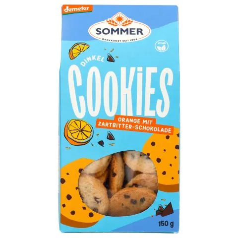 Dinkel Schoko-Orange Cookies (Sommer & Co.)