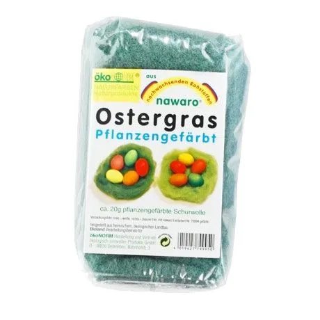 Ostergras - pflanzengefrbte Schurwolle (nawaro)