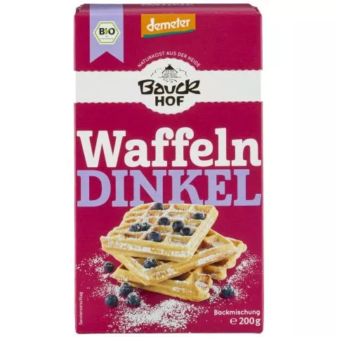 Dinkel-Waffeln - Bio-Backmischung (Bauckhof)