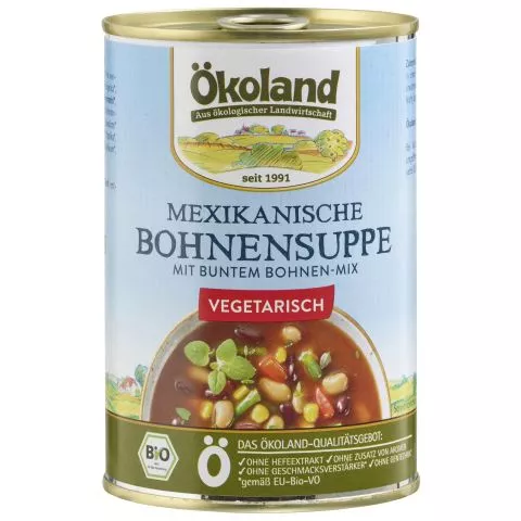 Mexikanische Bohnensuppe, vegetarisch (koland)