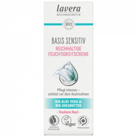 basis sensitiv Feuchtigkeitscreme reichhaltig (Lavera)