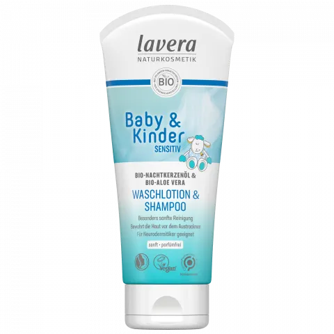 Baby & Kinder Sensitiv Waschlotion & Shampoo (Lavera)