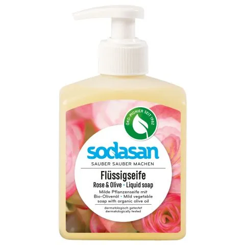 Bio-Pflanzenseife Rose-Olive, flssig (Sodasan)