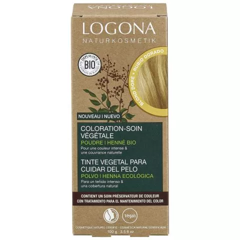 Pflanzenhaarfarbe Goldblond 01 (Logona)