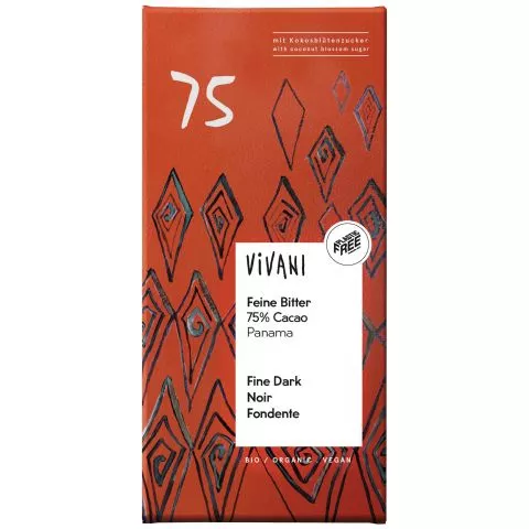 Feine Bitter mit 75% Cacao (Vivani)