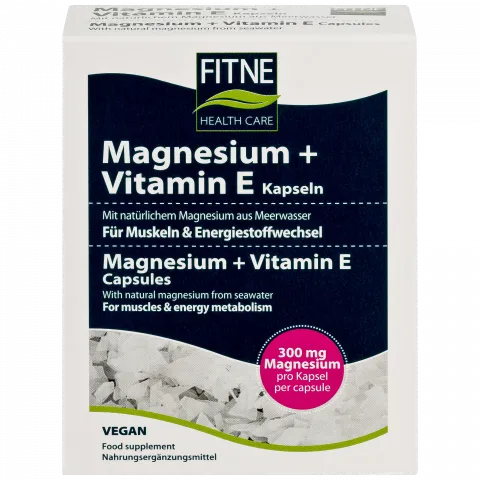 Magnesium + Vitamin E Kapseln (Fitne)