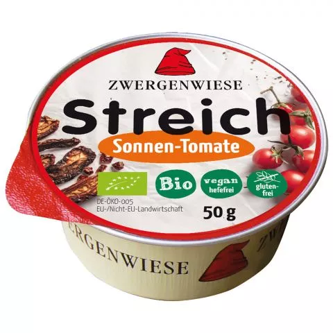 Sonnen-Tomate Streich - vegetarischer Brotaufstrich (Zwergenwiese)