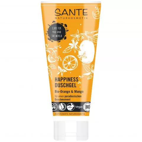 Duschgel Happiness Bio-Orange & Mango (Sante)