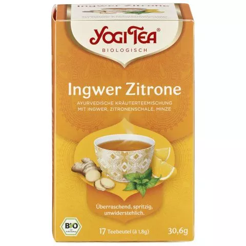 Ingwer Zitrone Bio-Kruterteemischung (Yogi Tee)