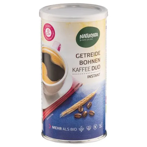 Bohnen-& Getreidekaffee DUO instant, glutenfrei (Naturata)