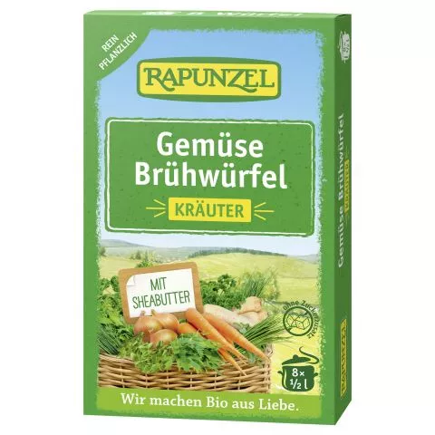 Gemse-Brhwrfel mit Krutern (Rapunzel)