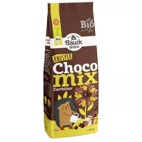 Knusper Choco Mix Zartbitter, glutenfrei (Bauckhof)