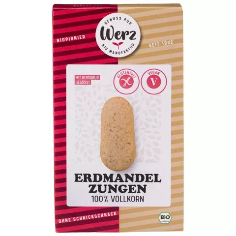 Reis Erdmandel Zungen, glutenfrei (Werz)