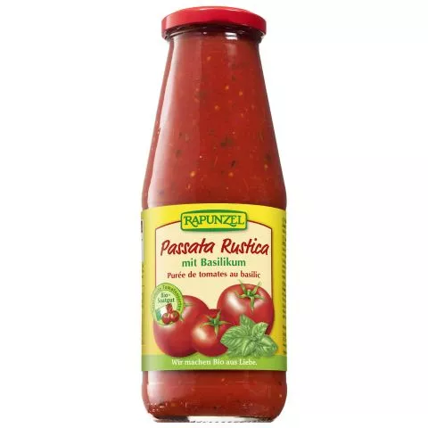 Passata Rustica mit Basilikum (Rapunzel)