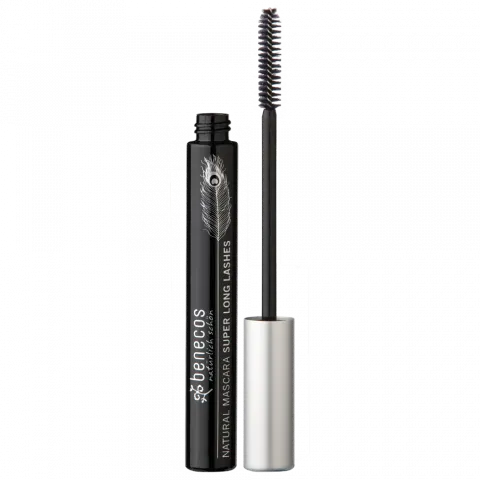 Natural Mascara SUPER LONG LASHES carbon black (benecos)