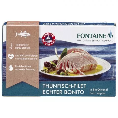 Thunfisch - Echter Bonito in Bio-Olivenl (Fontaine)