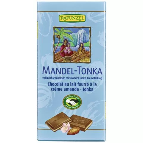 Vollmilch Schokolade Mandel-Tonka HIH (Rapunzel)