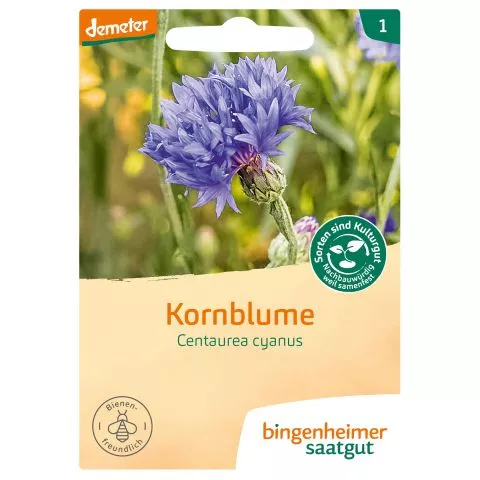 Kornblume blau (Bingenheimer Saatgut)