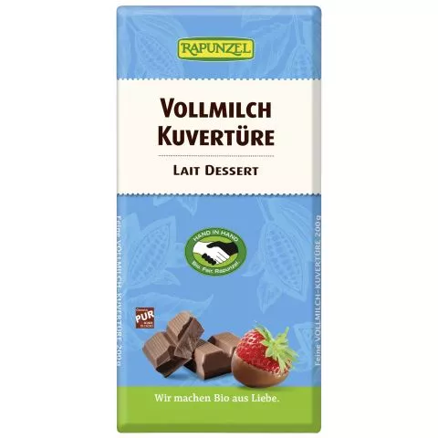 Vollmilch Kuvertre HIH (Rapunzel)