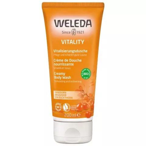 Sanddorn Vitalisierungsdusche (Weleda)