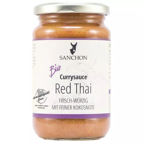 Red Thai Bio-Currysauce (Sanchon)