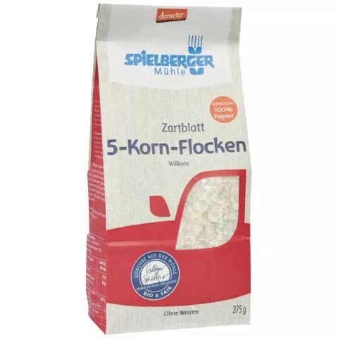 5-Korn-Flocken, Zartblatt, demeter (Spielberger)