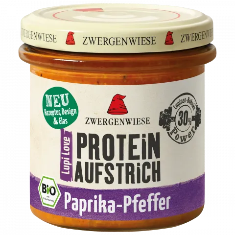 LupiLove Protein Paprika-Pfeffer - Lupinen Brotaufstrich (Zwergenwiese)