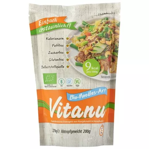 Noodles Asia, aus der Konjakwurzel (Glucomannan) (Vitanu)