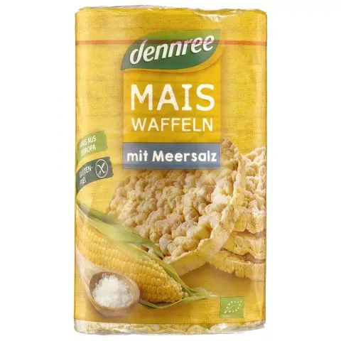 Maiswaffeln mit Meersalz (Dennree)