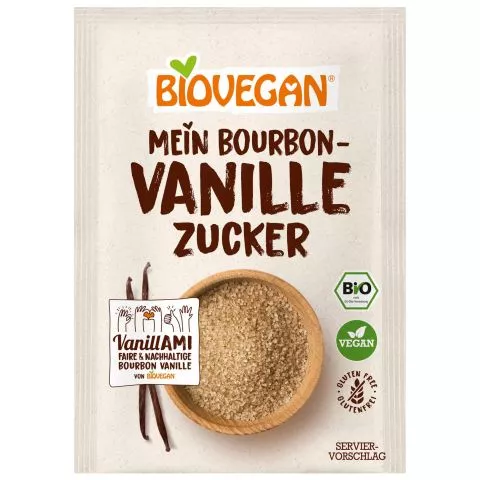 Vanillezucker mit Bourbon Vanille (Biovegan)