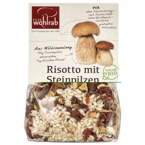 Risotto mit Steinpilz (Wohlrab Pilze)