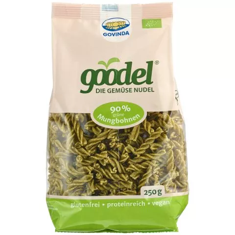 Goodel Mungbohnen-Leinsaat Spirelli glutenfrei RAW (Govinda)