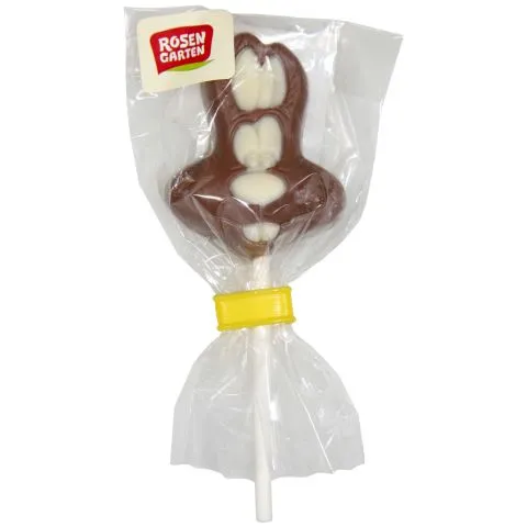 Schoko-Lolly Hase geschminkt (Rosengarten)