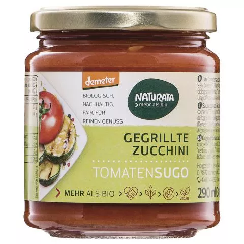 Tomatensugo mit gegrillter Zucchini DEMETER (Naturata)