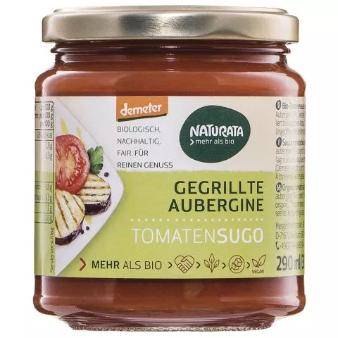 Tomatensugo mit gegrillter Aubergine DEMETER (Naturata)