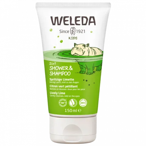 Kids 2in1 Shower & Shampoo Spritzige Limette (Weleda)