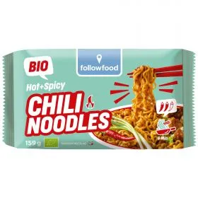 Hot + Spicy Chili Noodles vegan (followfood)