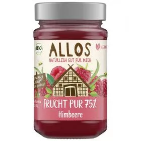 Himbeere - Frucht Pur 75 % - Fruchtaufstrich (Allos)