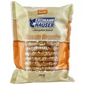 Dinkel-Sesam-Brezel (Erdmannhauser)