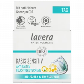 basis sensitiv Feuchtigkeitscreme Anti-Falten Q10 (Lavera)