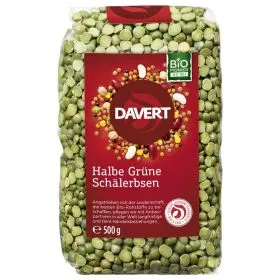 Halbe grne Schlerbsen (Davert)