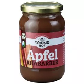 Apfel-Rhabarbermus mit Apfel-Dicksaft (Bauck Hof)